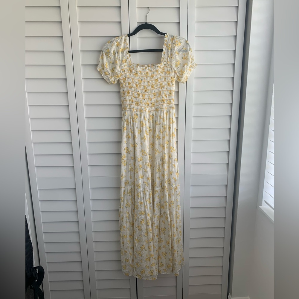 Storia Elsie Floral Smocked Tiered Maxi Dress